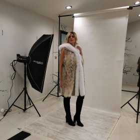 Backstage from filming for the kN Furs catalog in Kastoria - изображение 1070